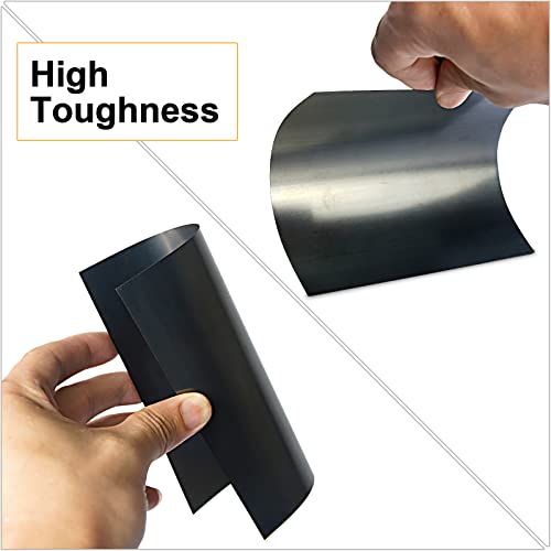 Spring Steel 1095 Shim Sheet Assortment, Blue Tempered, Polished Finish, Spring Steel Shim Stock, 0.004", 0.008", 0.015", 0.02", 0.024", 0.03" Thick, 6" Width, 6" Length, 6 Pieces #TOP4