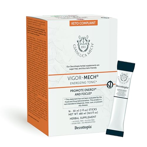 Gianluca Mech - Dolce Respiro, Decopocket Keto Compliant Airways Support and Relief, Diuretic in Sticks, 16x30ml