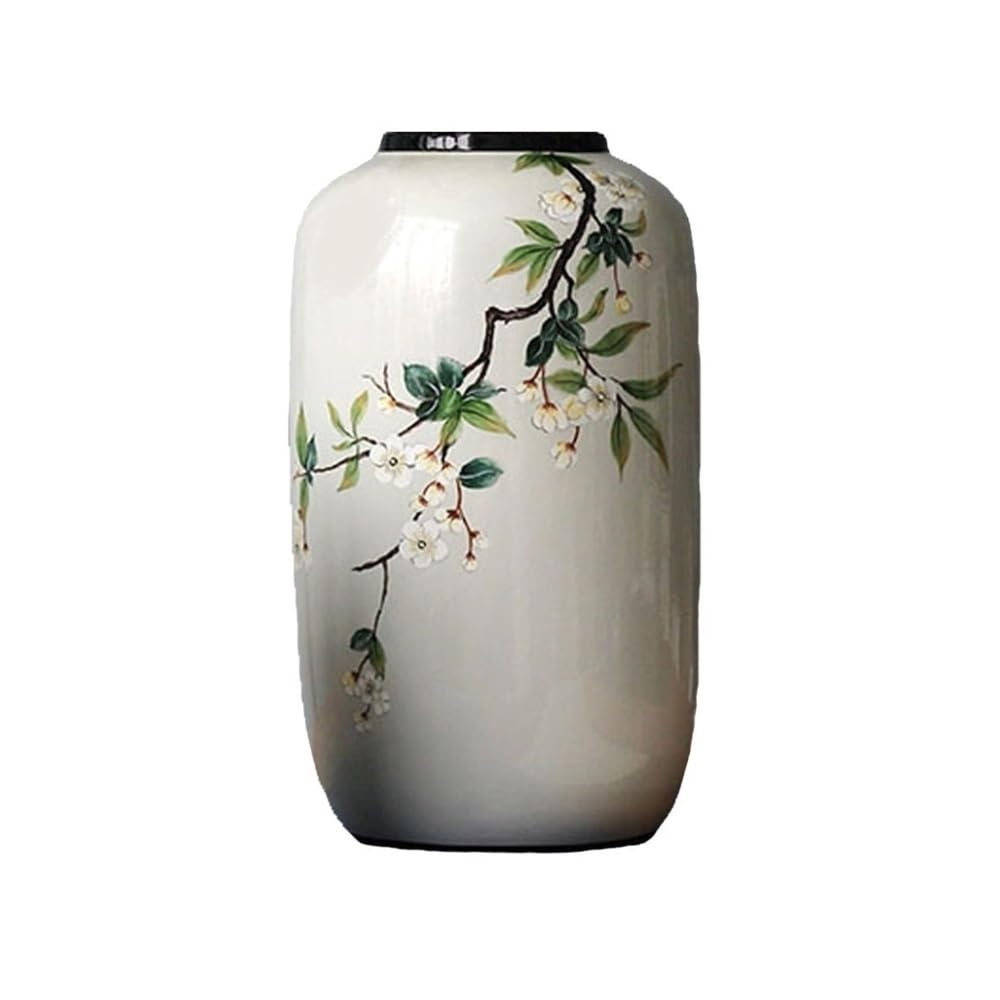 Vase rond vintage céramique pour créer une ambiance chaleureuse avec des fleurs
