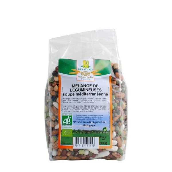 MOULIN DES MOINES - Mélange De Légumineuses Bio 500G