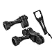 Aluminium Mount with Wrench for GoPro Hero 6 5 4 3+ 3 2 (Ball Joint Mount)