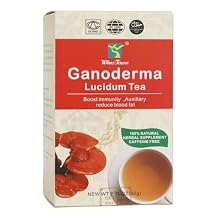 Wins Town Ganoderma Lucidum Tea, Organic Reishi Mushroom Herbal Tea Bags, Boosting Immunity and Auxillary Reduc Blood Fat, 20 Teabags