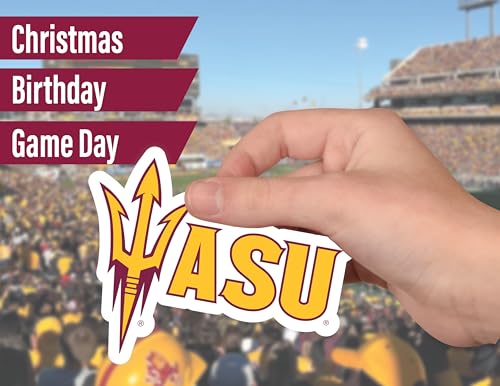 Image of Arizona State University Stickers ASU Decals Merch Sun Devils Car 14 Pc