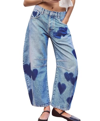 パンツ Heart logo Rigid Baggy Denim pants Heart logo Rigid Baggy Denim pants – That's life online store