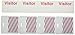 Brady 95652 SecurAlert Color Card Clip-on Badge, 3 x 3 inches White, Legend: Visitor (500 Badges)