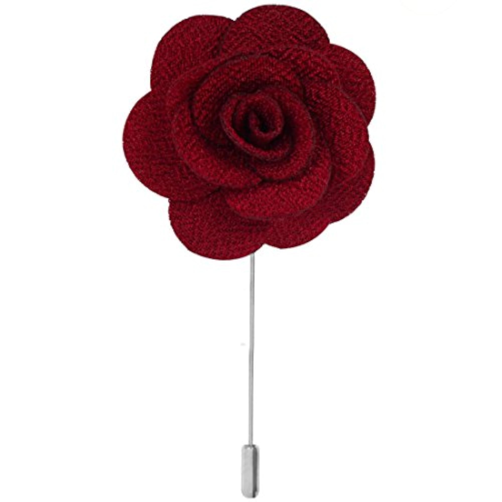 Men's Brawny Delicacy Maroon Brooch