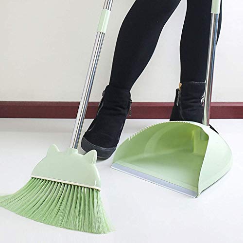 Quirlbesen, Kehrschaufel und Besen – geeignet for Kehren von Küche, Büro, Lobby, Boden und Terrasse zu Hause, in Innenräumen und im Freien – Bild 4