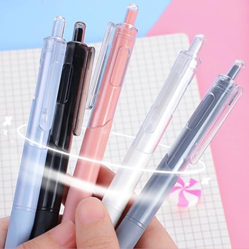 Bolígrafo de gel retráctil 0.5 mm pack 5 unidades miniatura 6