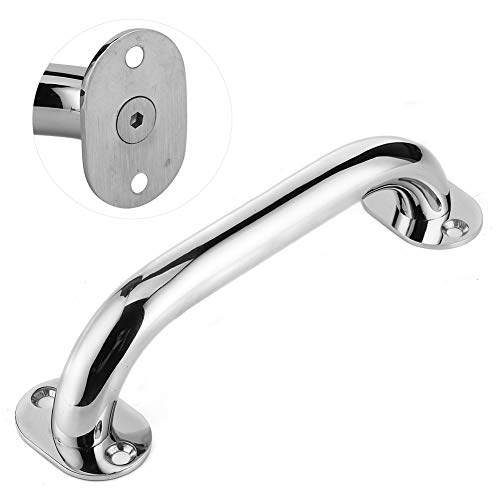 KIMISS 316 Stainless Steel Boat Handrail - 7.9 Inch Marine Grade Grab Handle For Yacht & RV
