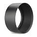 DSLRKIT 82mm Tele Metal Screw-in Lens Hood For Canon Nikon Sony Olympus Camera