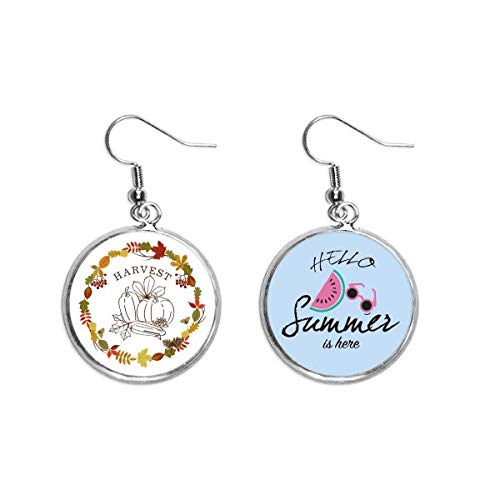 Pendientes de sandía un regalo original para Acción de Gracias y verano