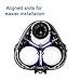 New Upgrade HQ8 Replacement Heads Compatible With Philips Norelco Aquatec Shavers, Razor Blades For PT720 AT880 AT810, HQ8 Blades 6-pc pack