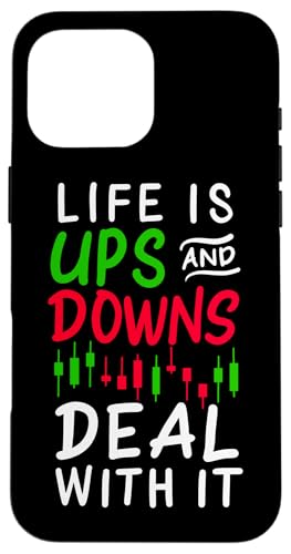 Life Is Ups & Downs Deal With It ���� �،������ FX�g���[�f�B���O �X�}�z�P�[�X iPhone 16 Pro Max �p