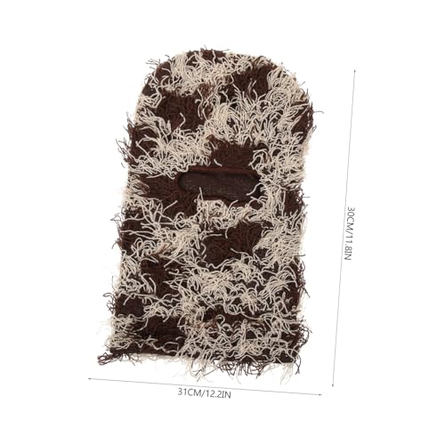 Máscara de esquí Healeved Balaclava Gorro Knitted Camo para Hombres y Mujeres, Cubierta facial completa antiviento con protección para actividades al aire libre en climas fríos miniatura 6