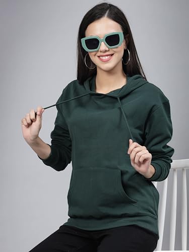 Image of Style Quotient Women Grey Hooded Oversized Sweatshirt