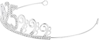 Didiseaon Enfeite De Cabeça De Strass Decoração De Casamento Toppers De Bolo Decorações De Bolo Acessórios De Decoração De Bolo Decoração De Bolo Decoração De Bolo De Cristal De Casamento