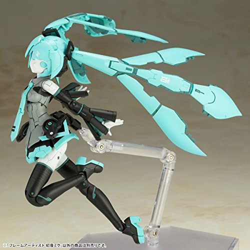 Image of Kotobukiya Hatsune Miku Frame Arms Figurine Plastic Model Kit 1 /100 Frame Music Girl Hatsune Miku 16 cm