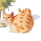 GTFYUDGH Portarrollos De Papel Higiénico con Diseño De Gato - Portapapeles Divertido para Baño,Dispensador De Toallas De Papel con Animales, Accesorios De Decoración Divertidos para Baño Y Hogar