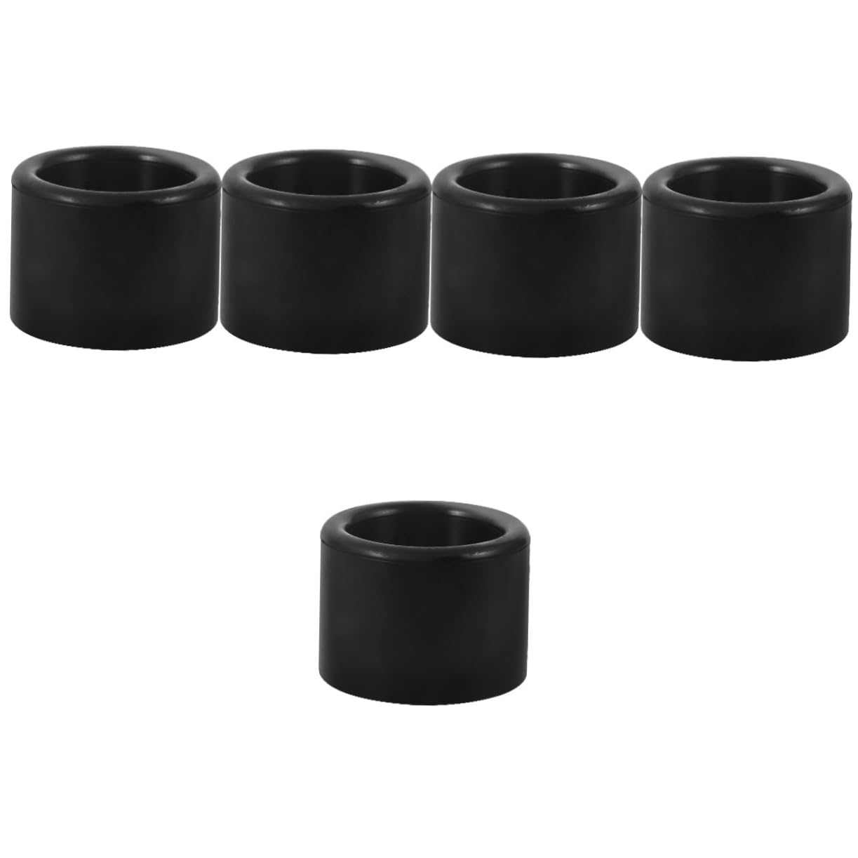 POPETPOP Fishing Supplies Tube Fishing Rod Holder Sleeve Pole for Guard Angling Rod Holder Insert Rod Holder Silicone Inserts Fishing Accessories Insert Protectors Black : Everything Else
