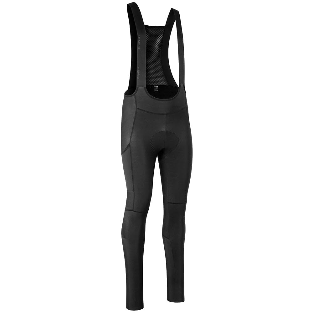 GripGrab PACR Thermo Bib Tights męskie zimowe spodnie zimowe MTB Gravel Bike spodnie rowerowe długie z wyściółką spodnie rowerowe