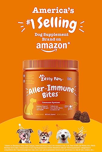 Zesty-Paws-Allergy-Immune-Supplement-for-Dogs-with-Omega-3-Salmon-Fish-Oil-EpiCor-Pets-Probiotics-for-Seasonal-Allergies-Lamb-90-Chews