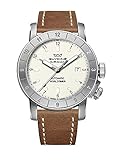 glycine airman gmt blue Das Gehäuse besteht aus robustem Edelstahl mit einem Durchmesser von 42 mm (Gehäusebreite ohne Krone) , einer Gehäusehöhe von 12.5 mm gepaart mit einem Zifferblatt in silber