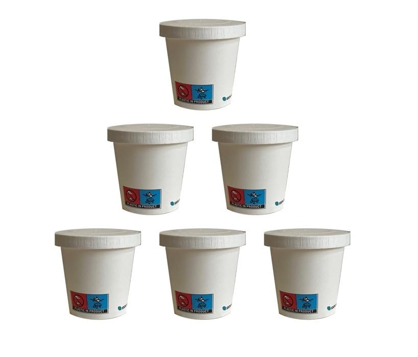 OFFERTA 100 PZ BICCHIERE DI CARTA 4 oz TAZZINA CAFFE' + 100 PZ COPERCHI IN CARTONCINO PER ASPORTO TAZZINE ESPRESSO