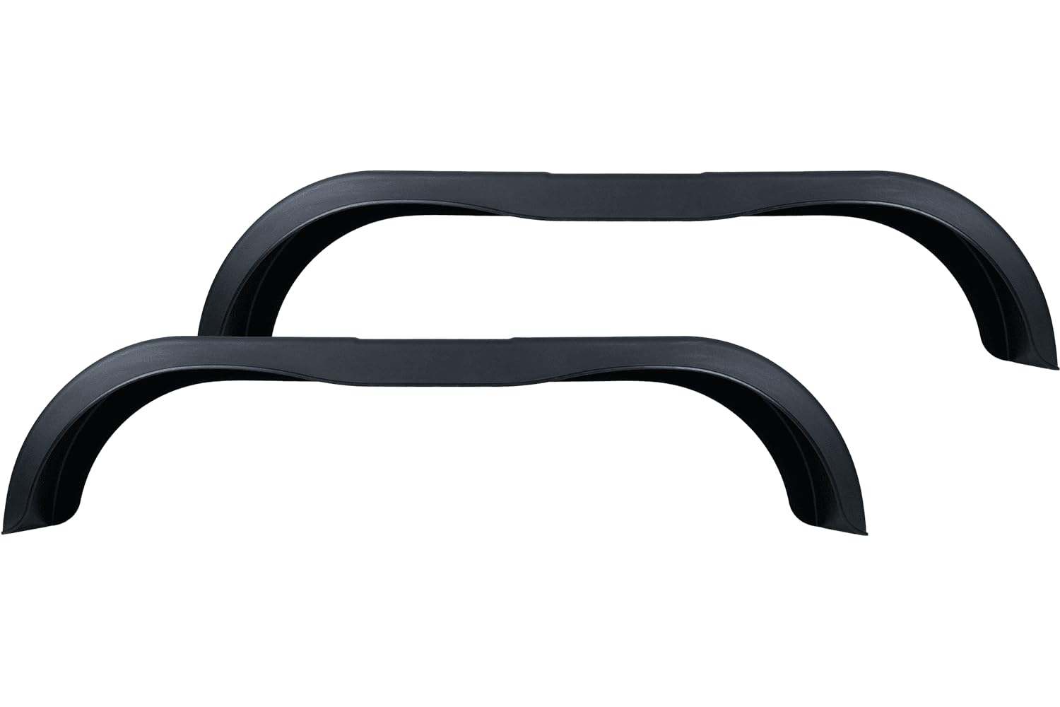 DOMAR Set di due parafanghi tandem da 13 a 14 pollici in plastica per rimorchio auto a doppio asse 1500 x 220 mm passaruota per una protezione ottimale contro il fango