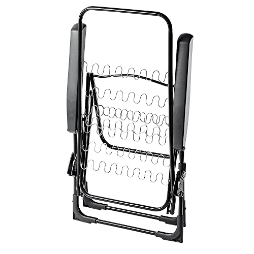 KADAX Gartenstuhl, Stahl Liegestuhl mit Kissen, Klappbare Sonnenliege mit Traglast bis 110kg, Gartenliege mit Verstellbarer Rückenlehne, Gartensessel – Bild 6