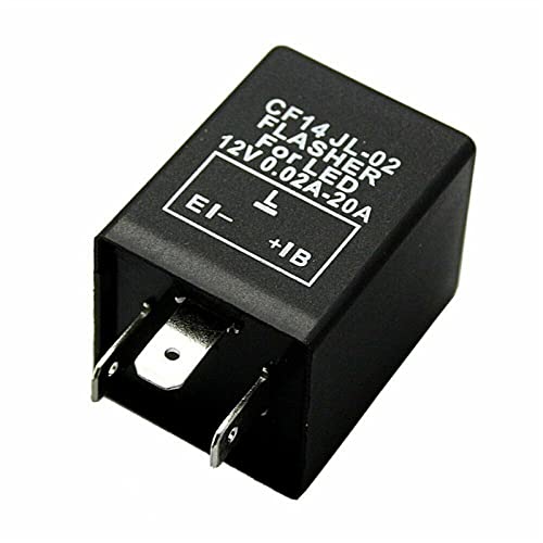 Relé intermitente electrónico CF14 de 3 pines 12V independiente de carga 2