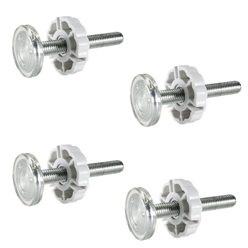 Barrera Seguridad Niños 4 Piezas, Varillas de Husillo M10, Perno para Puerta Presión de Bebé, Tornillos Montados Puerta Bebé, para Puertas de Seguridad para Mascotas Perro Bebés Escalera, 10mm