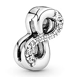 PANDORA Reflexions Sparkling Infinity 925 Sterling Silver Clip Charm - 797580CZ