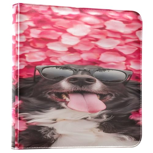 Álbum de Fotos Autoadhesivo Scrapbook DIY Rosas Día de San Valentín Carpetas de 3 Anillos Álbum de Fotos 40 Páginas 8x10 para Memorias miniatura 1