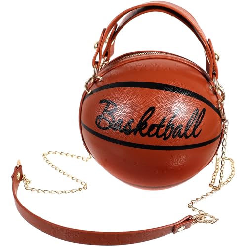 Bolso bandolera para niñas con forma de baloncesto, ideal para camping y paseos urbanos