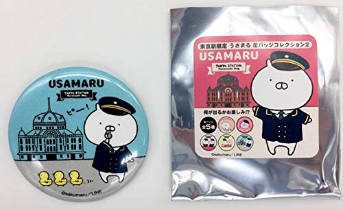 Amazon.co.jp: 東京駅限定 うさまる 缶バッジコレクション2 駅員うさ