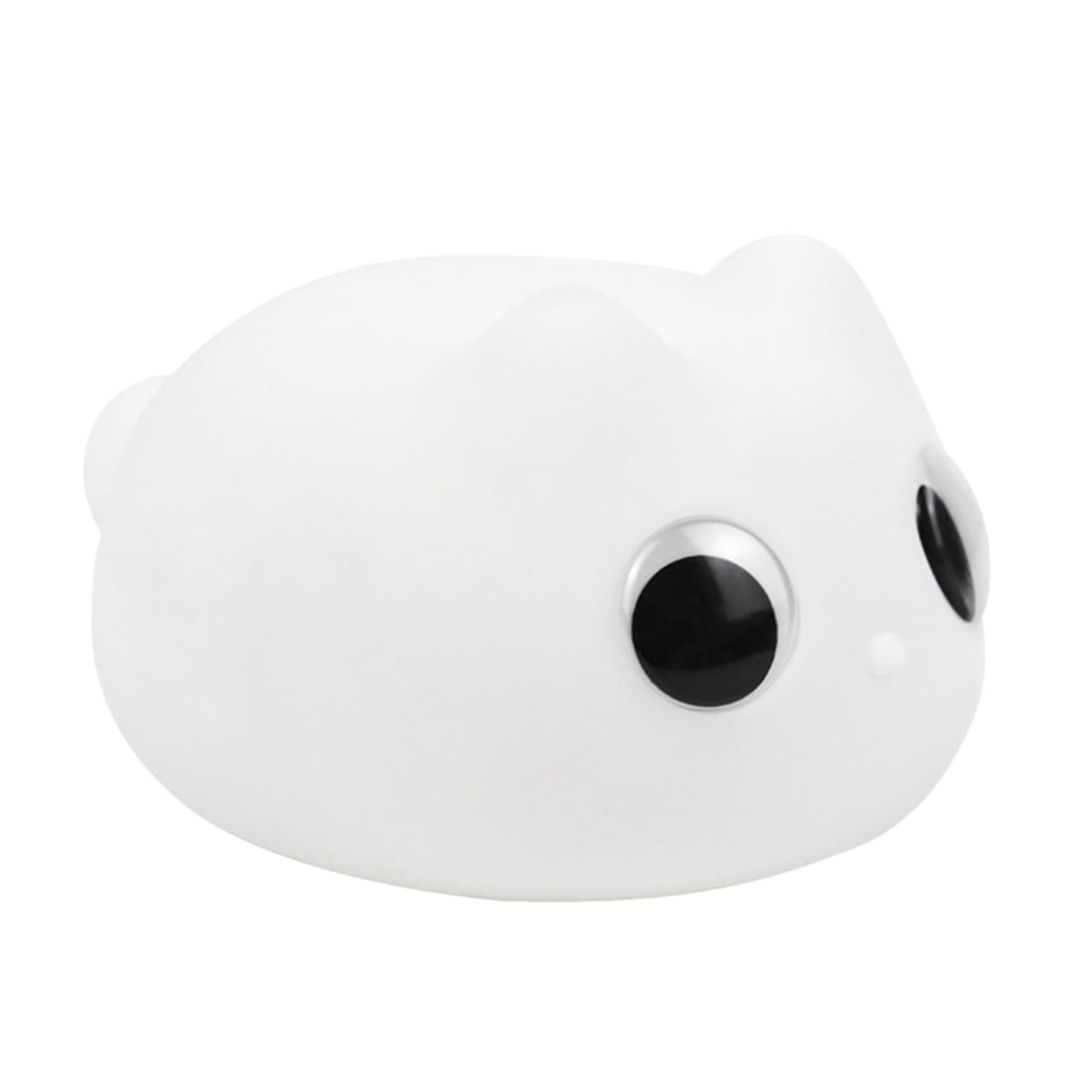Teksome Luz nocturna para niños, lámpara de escritorio de gato, luz nocturna de silicona recargable, bonita lámpara de mesa, lámpara de mesita de noche, decoración de habitación de guardería