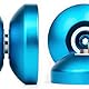 YoYo Factory DV888 JoJo – Responsive Anfänger Yoyo aus Vollmetall – Leerlauf JoJo mit Kugellager – Bereit für DNA Tricks – Spielzeug für Kinder & Erwachsene - Blau