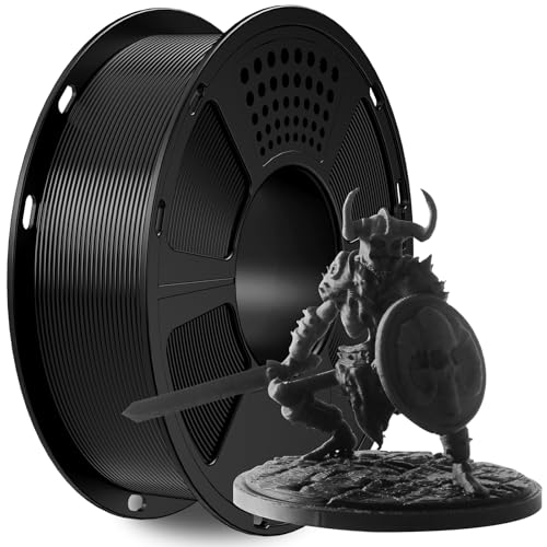 GIANTARM HS-PLA Filament 1.75 mm, PLA Filament for high-Speed 3D Printing,Fast Curing, Better Liquidity, 1 kg Black