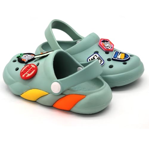 Image of SVAAR x Tom & Jerry Slingback Clog Shoes for Boys & Girls || Indoor & Outdoor Sandals Clogs for Kids with 6 Tom & Jerry Charms