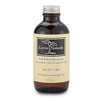 Misc. Karma Organic Natural Nail Polish Remover Unscented - Non Toxic, Vegan, Cruelty Free, Acetone free – Nails Strengthener for Fingernails – 4 fl. Oz Book
