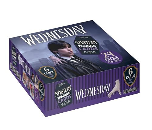 Panini WEDNESDAY TRADING CARDS-Confezione da 24 tasche, 004859BOX24F