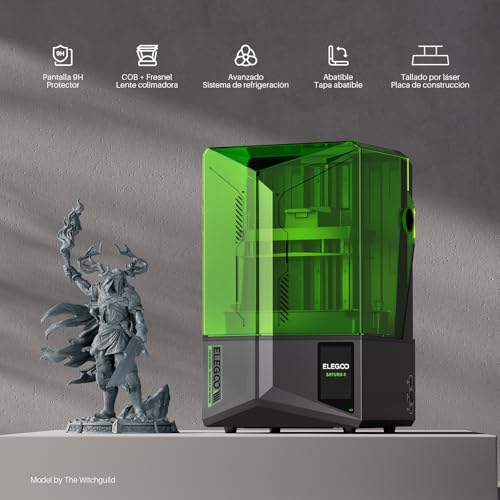 Impresora 3D de Resina ELEGOO Saturn 4 - 12K HD Mono LCD con Nivelación Automática - Fernando Cortés