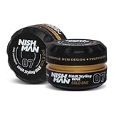 agiva turnanzug samt Mens Professional Hair Wax Nish Man 07 Hair Styling Wax Gold One - Herrenduft…