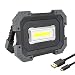 Produktbild 10W LED Strahler, USB LED Baustrahler Akku 1000 Lumen,Tragbare Arbeitslampe aufladbar, mit 4400mAh Powerbank,3 Lichtmodi für Baustelle,Werkstatt,Äußere Beleuchtung [Energieklasse A+]