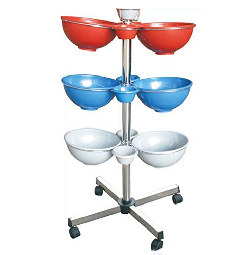 Preisvergleich Produktbild FFFFF Färben Auto-Edelstahlklammer Der Schönheitskarren-Friseursalonwerkzeu... Schüsselhaarfärbung,Natural