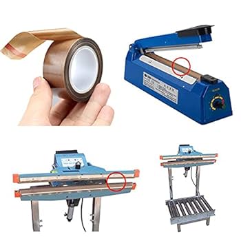 10M/Roll Teflon Tape High Temperature Tape Flame Retardant Insulating For Heat Sealing Packaging I.1137221726