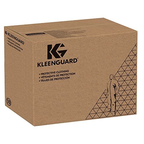 KleenGuard A30 flüssigkeitsdichter und partikeldichter Schutzanzug 98004 – weiß, XL, 1x25 (insgesamt 25 Stück)