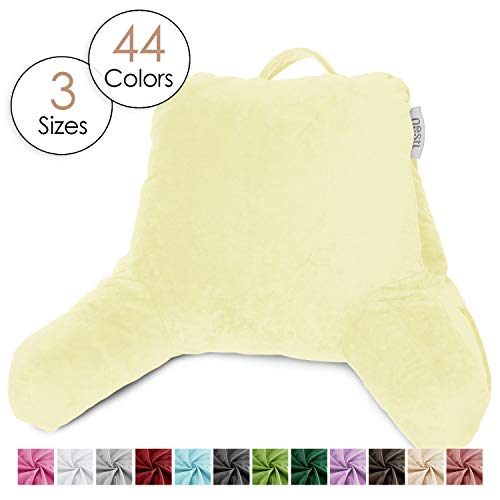 Nestl Reading Pillow, Petite Bed Rest Pillow with Arms for Kids & Young