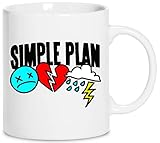  Best Simple Plan Band LogoGenre Rock Favorite Keramik Weiß Tassen Kaffeebecher Cup Mug
