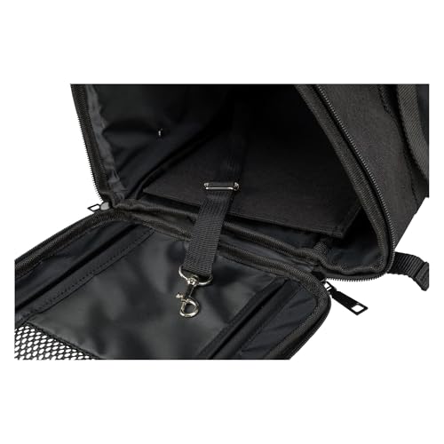 TRIXIE Rucksack Connor - schwarz/grau 42 × 29 × 21 cm